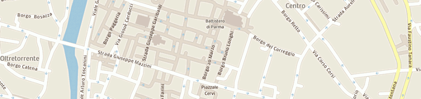 Mappa della impresa bozzini lisetta sas di mutti francesco e c a PARMA