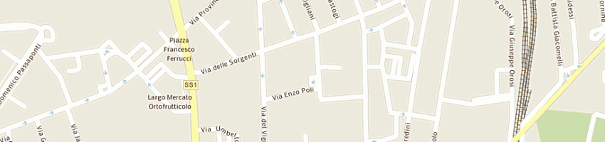 Mappa della impresa billa ag a LIVORNO