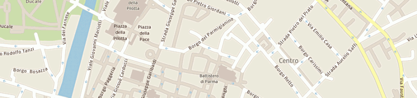 Mappa della impresa cib studio tedeschi - srl a PARMA