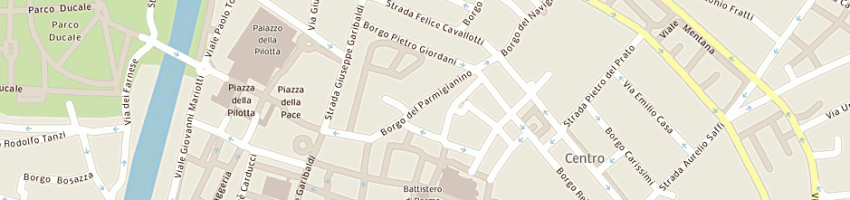 Mappa della impresa rossi geom alfredo a PARMA