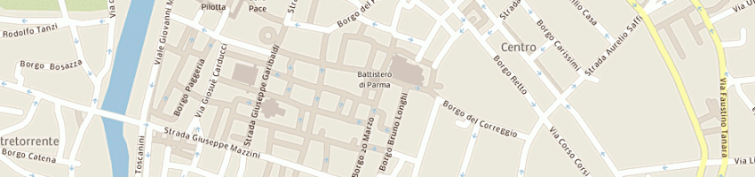 Mappa della impresa cavazzoni e c (srl) a PARMA