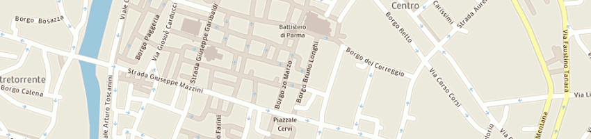 Mappa della impresa zanardi srl a PARMA