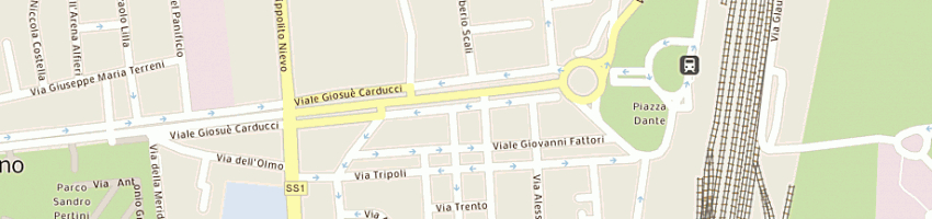 Mappa della impresa gelateria ughi di chelli annamaria e fiorella a LIVORNO