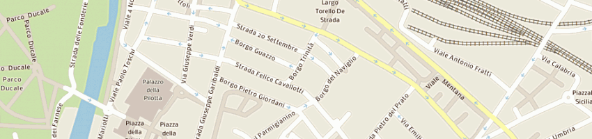 Mappa della impresa piroddi giuseppe a PARMA