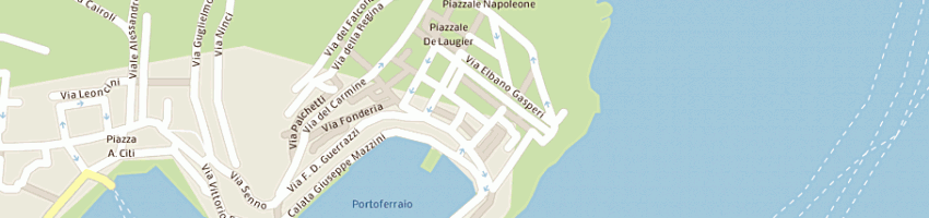 Mappa della impresa societa' marisa di occhionero m e c sas a PORTOFERRAIO