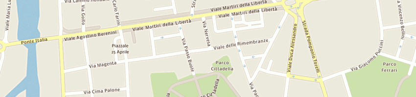Mappa della impresa saf srl a PARMA