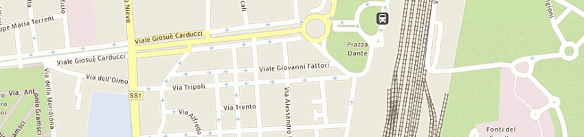 Mappa della impresa giacomelli infortunistica sas di giacomelli lisa e c a LIVORNO