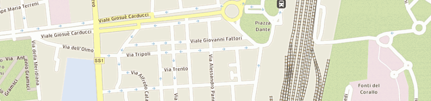 Mappa della impresa printline srl a LIVORNO