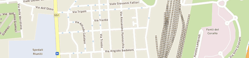 Mappa della impresa bartoli luca andrea a LIVORNO
