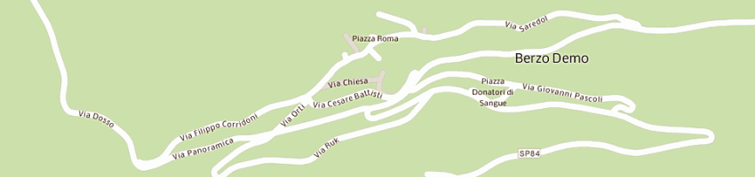 Mappa della impresa cominassi zaccherino a BERZO DEMO