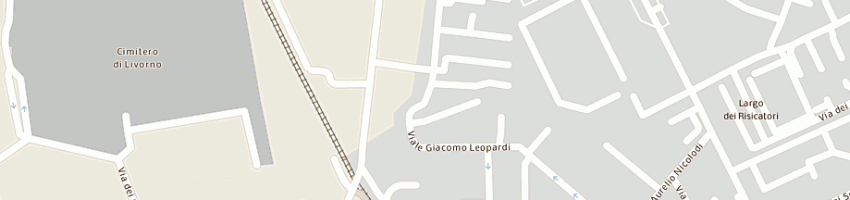 Mappa della impresa lm srl a LIVORNO