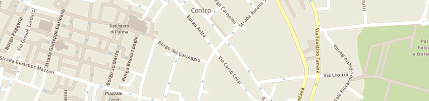 Mappa della impresa mg service srl a PARMA