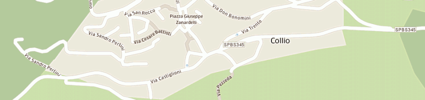 Mappa della impresa albergo seggiovia a COLLIO