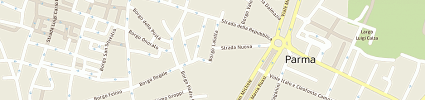 Mappa della impresa studio espansione srl a PARMA