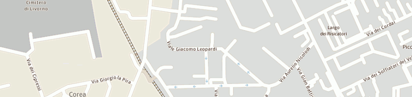 Mappa della impresa erredue srl a LIVORNO