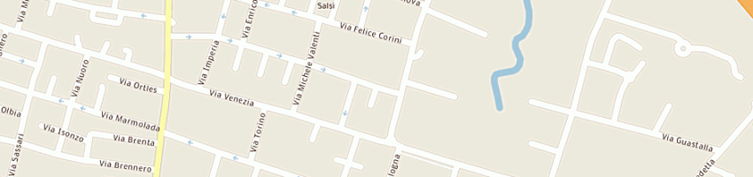 Mappa della impresa cremonesini claudio e mauro a PARMA