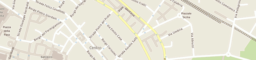 Mappa della impresa rosi lino a PARMA