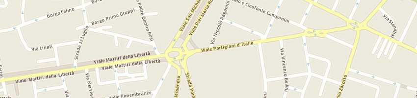 Mappa della impresa alchemy project group srl a PARMA