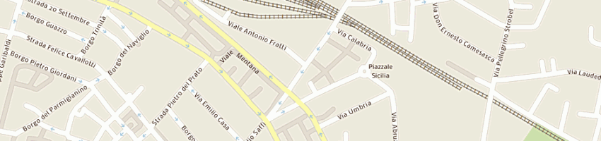 Mappa della impresa l'arte del cucito di acquaviva antonia a PARMA
