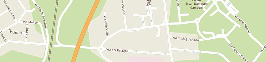 Mappa della impresa rotondo antonietta a LIVORNO
