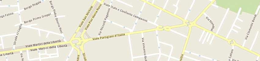 Mappa della impresa iret (srl) a PARMA