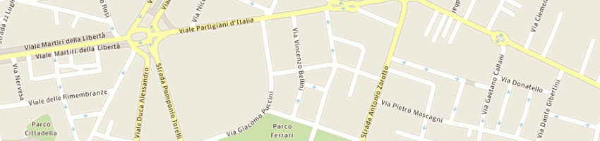 Mappa della impresa faba spa a PARMA