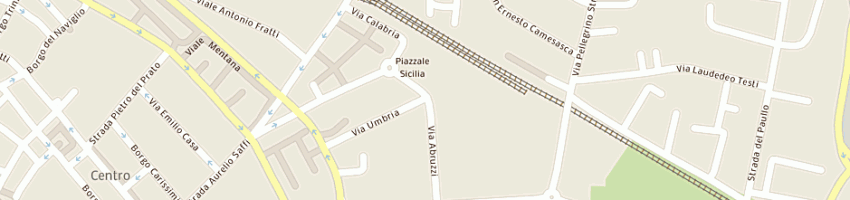 Mappa della impresa monopoli di stato a PARMA