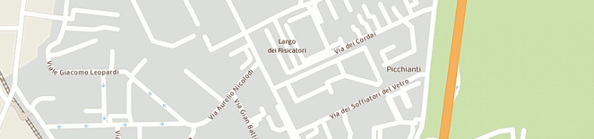 Mappa della impresa ponte ugione secondo srl a LIVORNO