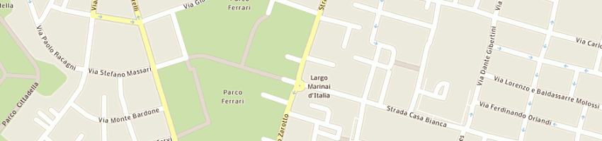 Mappa della impresa chiavarini r e c sas a PARMA