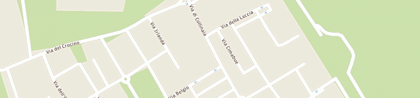 Mappa della impresa panificio il centro di lucchese paolo e c a LIVORNO