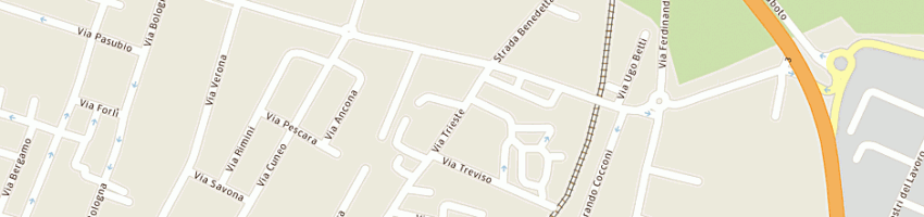 Mappa della impresa cavalca giorgio a PARMA