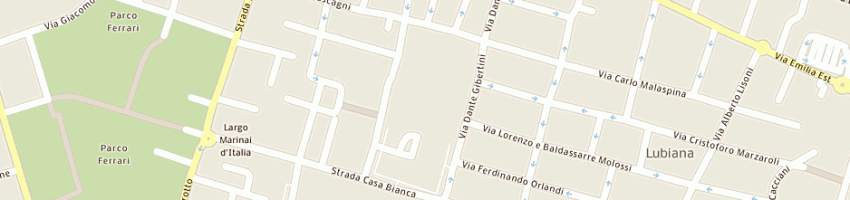 Mappa della impresa zabelli antonia e c sas a PARMA