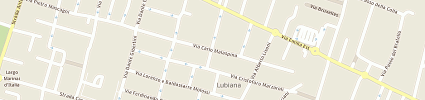 Mappa della impresa tecnogamma snc a PARMA