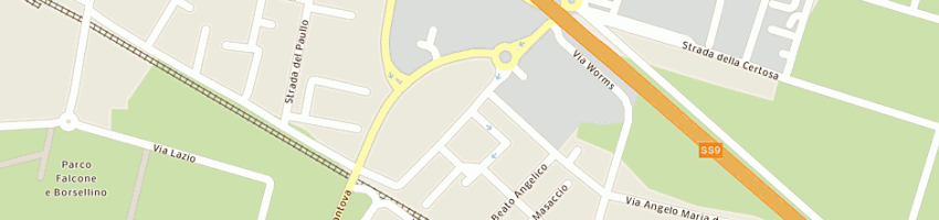 Mappa della impresa mltrasporti logistica srl a PARMA