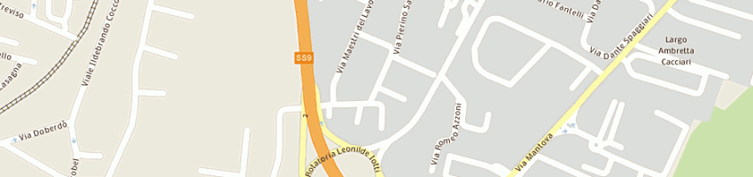 Mappa della impresa autocarrozzeria davighi di davighi paolo e c snc a PARMA