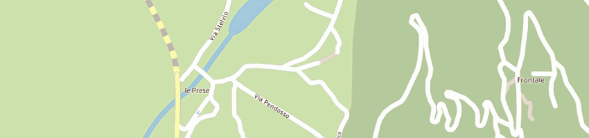 Mappa della impresa della valle gino a SONDALO