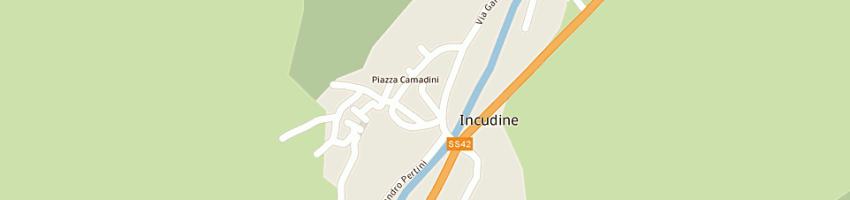 Mappa della impresa confezioni lilli a INCUDINE