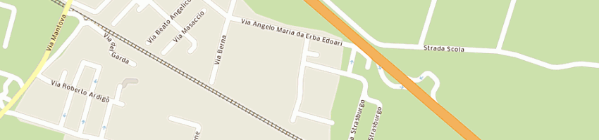 Mappa della impresa santini giovanni a PARMA