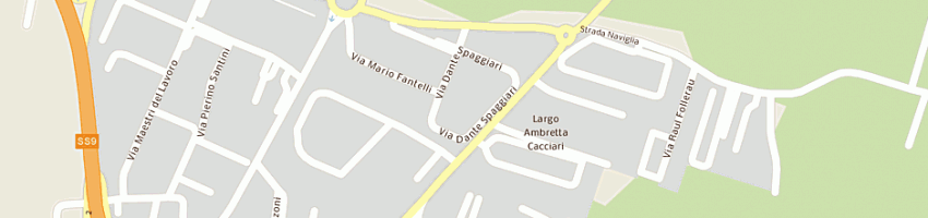 Mappa della impresa zuelli impianti (srl) a PARMA