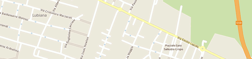 Mappa della impresa circolo arci slazzaro a PARMA
