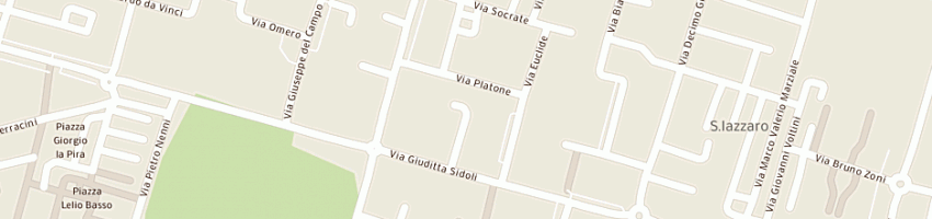Mappa della impresa letizia snc di corradini maria e c a PARMA