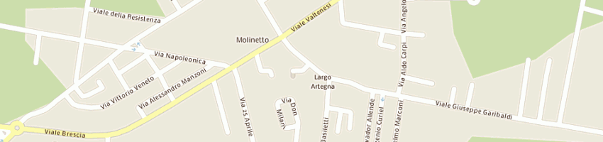 Mappa della impresa guerrini eleonora a MAZZANO