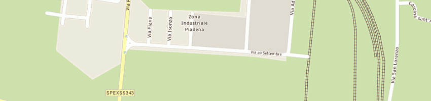 Mappa della impresa idealcucine srl a PIADENA