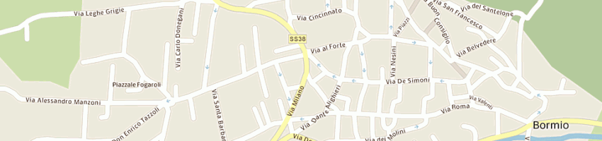 Mappa della impresa bar nuovo srl a BORMIO