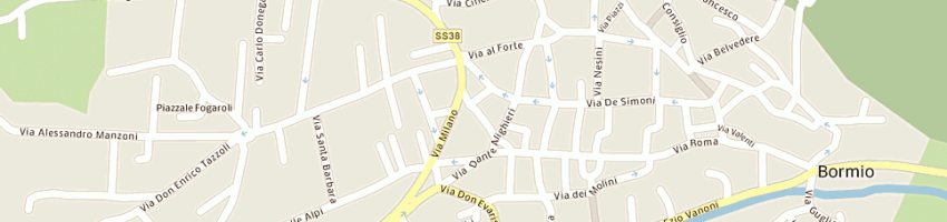 Mappa della impresa zulian dino a BORMIO