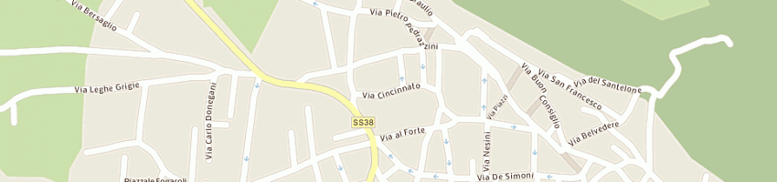Mappa della impresa bera ezio a BORMIO