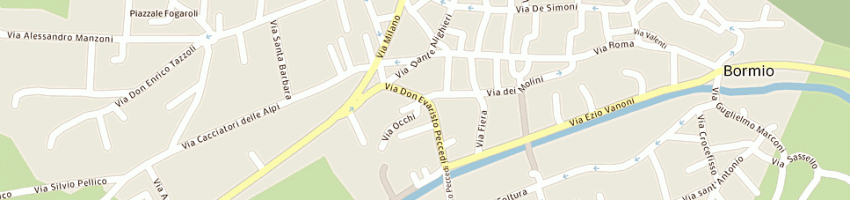 Mappa della impresa boscacci alfonso a BORMIO