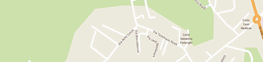 Mappa della impresa macelleria da fabio di bandecca fabio a PISA
