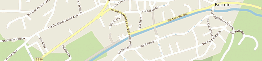 Mappa della impresa albergo baita dei pini a BORMIO