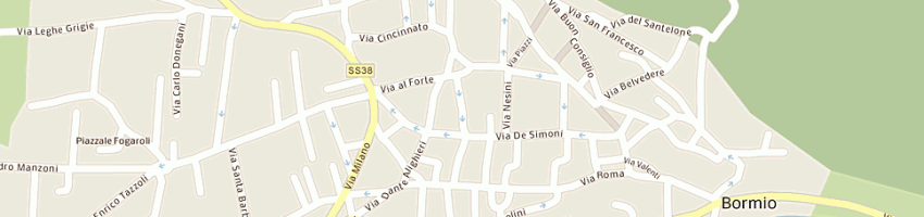 Mappa della impresa fleischmann a BORMIO